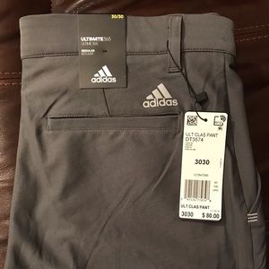 NWT Adidas Men’s Ultimate 365 Gray Pant 30/30